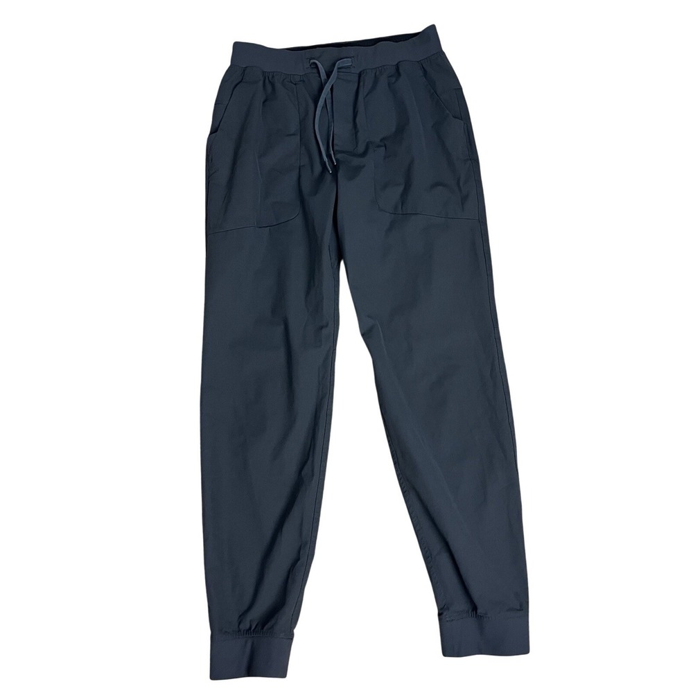Lululemon Men's ABC  Dark Gray Jogger  Size M Tapered Back Zip Pocket‎